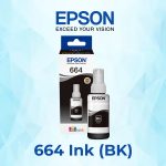 Epson T664 Black Ink Bottle 70ml - T6641