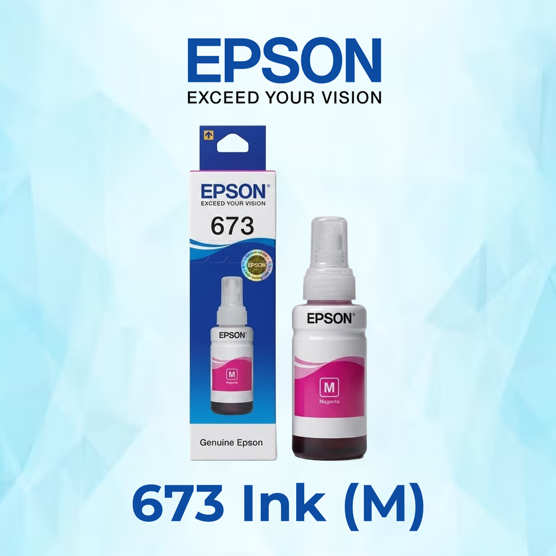 673 M Epson T673 Magenta Ink Bottle 70ml - T6733 - Image 1